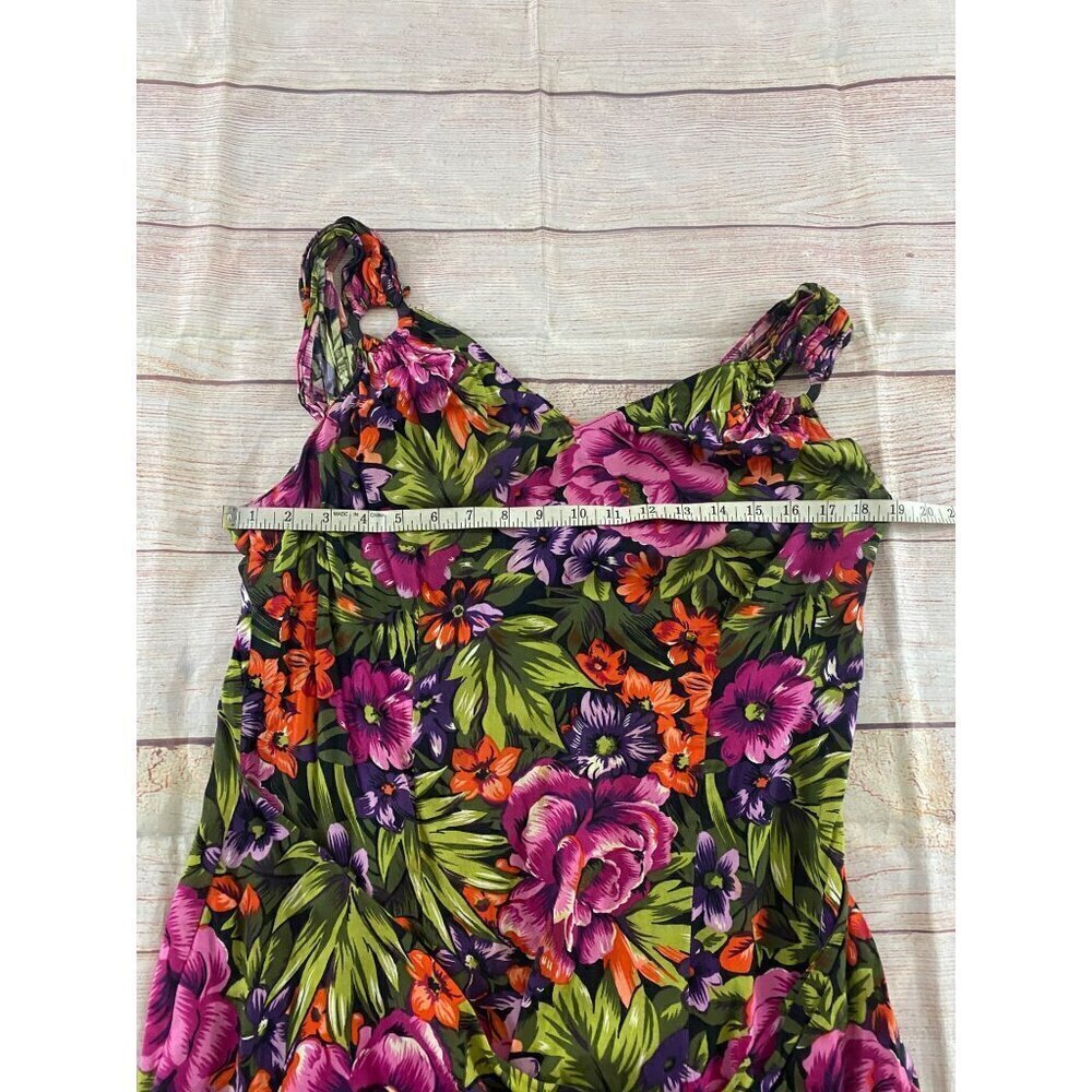 Vintage Joni Blair Women's Mini Floral Sun Dress - 13 - Picture 5 of 10